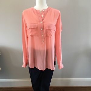 Banana Republic Long Sleeve Silk Blouse